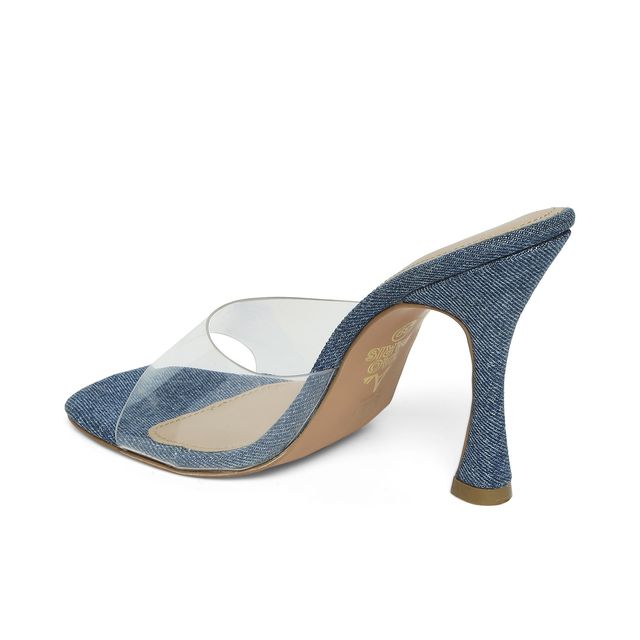 Tao Paris Open Toe Stiletto Heels Women's Dark blue | UK3