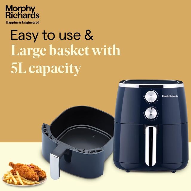 Morphy Richards Crisp Pro Classic Air Fryer,Blue