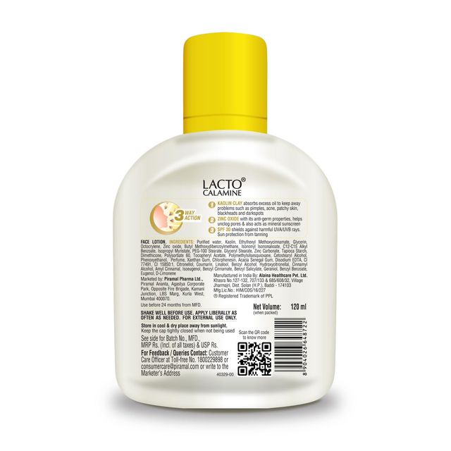 Lacto Calamine Sunscreen Lotion With SPF 30 Face & Body Lotion