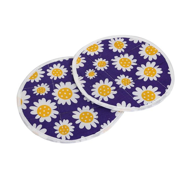 Kuber Industries Cotton 2 Pieces Set 1 Pc Top & 1 Pc Bottom Roti Cover (Assorted)