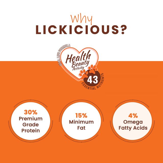 LICKICIOUS Adult Cat Ocean Fish & Chicken | Dry Cat FOOD