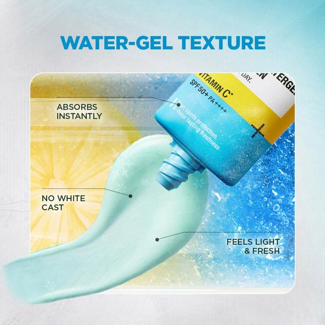 Garnier Super UV Cooling Water Gel Sunscreen | 8 Hr freshness | No White Cast | SPF 50 PA++++