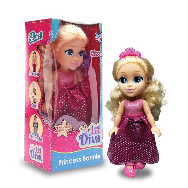 Lil Diva Princess-Bonnie, 13" Doll
