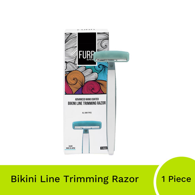 Bikini Line Razor (1pc) & Disposable Body Shaving Razor(5pc) Combo