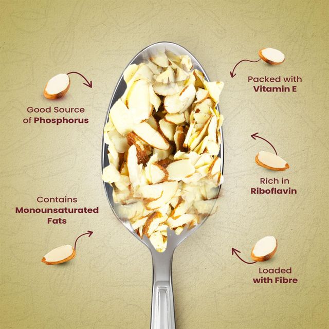 Nutraj Kitchen Essential Sliced California Almonds