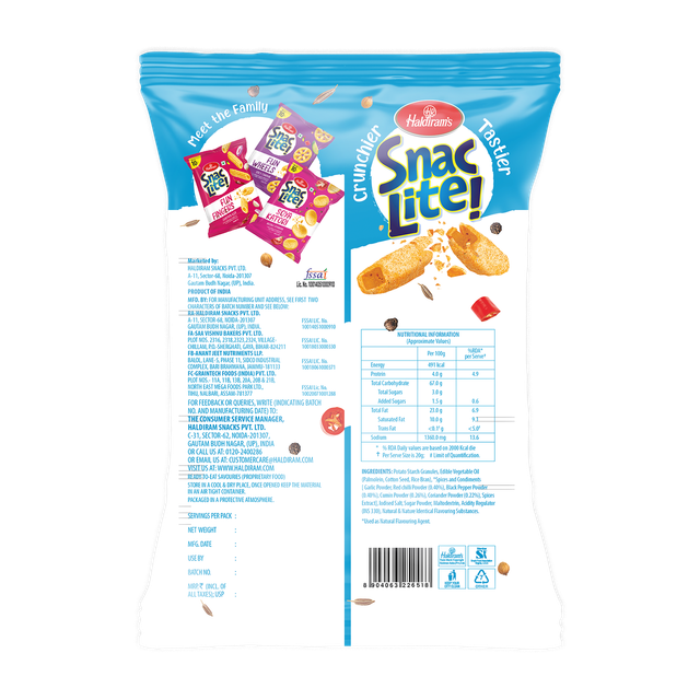 Haldiram Snac Lite! Fun Fries - Desi Punch
