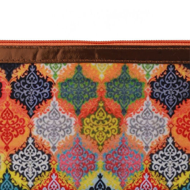 Priyaasi Women's Fabric Zipper Pouch | Multicolour - One Size