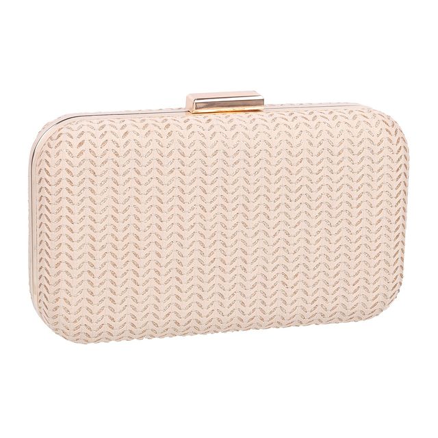 Mochi Women's Party Clutch | 38-8368-15 | Gold