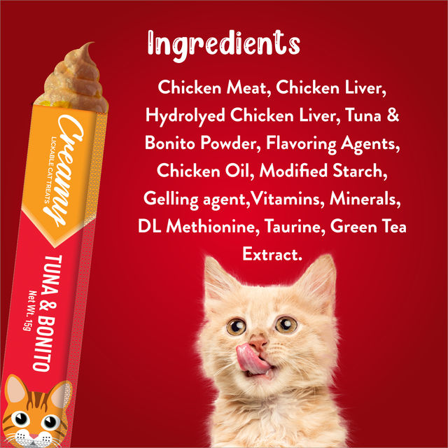 Drools Creamy Lickable Cat Treat - Tuna & Bonito