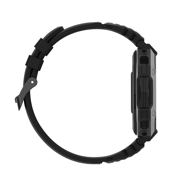Fire-Boltt Shark Smartwatch | 1.82" Display | BT Calling - Black