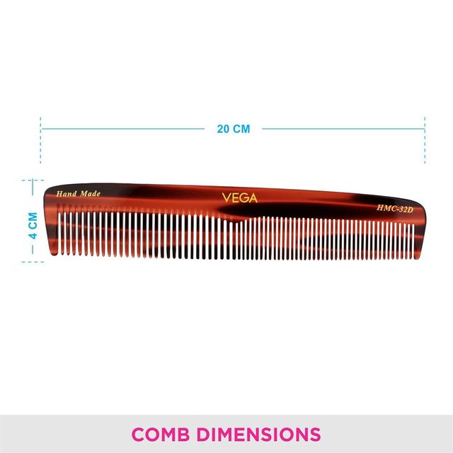 VEGA Graduated Dressing Hair Comb for Men and Women, (HMC-32D)