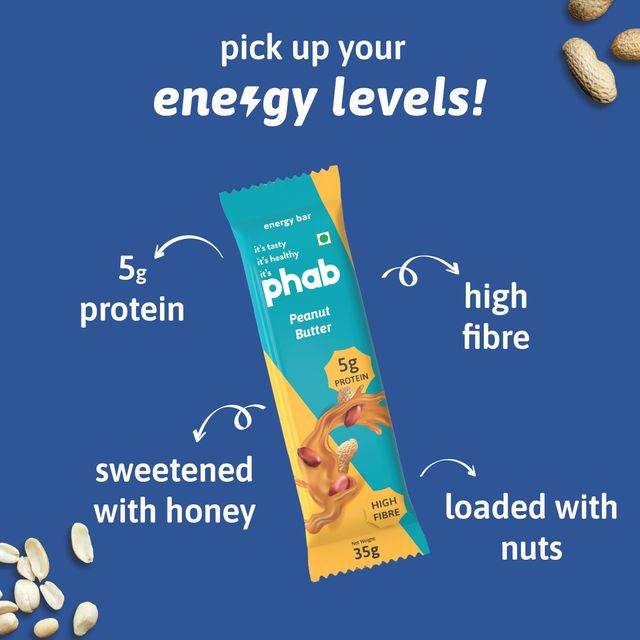 Phab Protein Energy Bar Peanut Butter