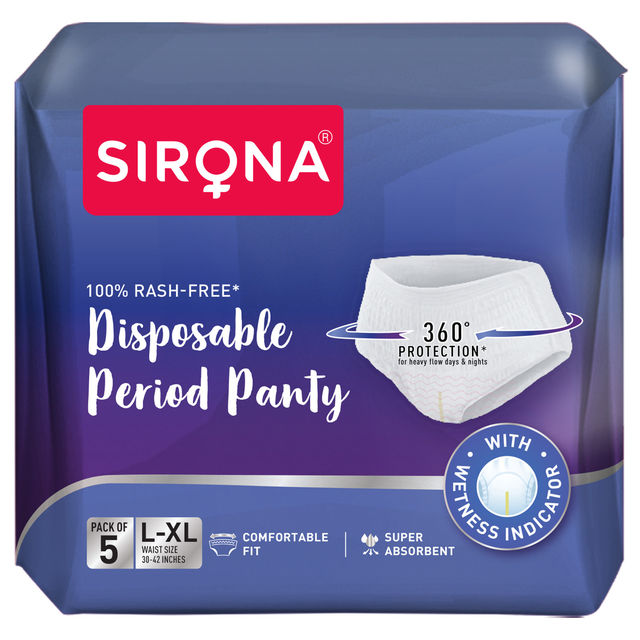 Whisper Super Absorbent Period Panties | L-XL