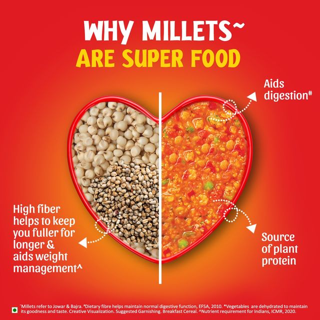 Saffola Masala Millets Tomato Delight| Lower In Calories Yummy Millets For Happy Tummy