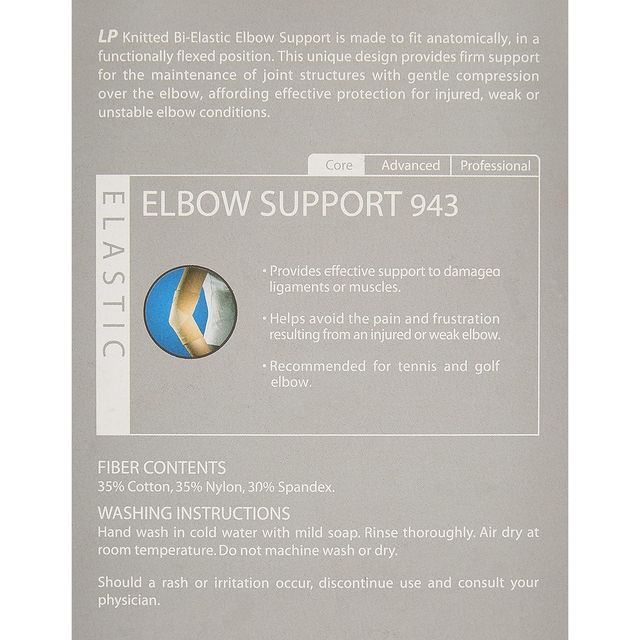 LP Support Elastic Elbow Support 943 | Extra Large