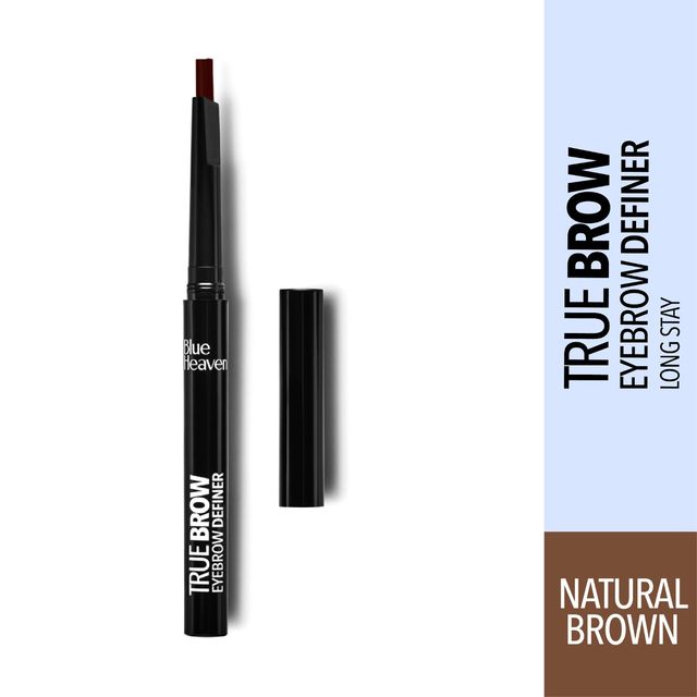 Blue Heaven Mesmerising Eye Kit Combo Pack Of 4 | Kajal, Mascara, Eyeliner & Brow Definer,0.6Gm+9Ml