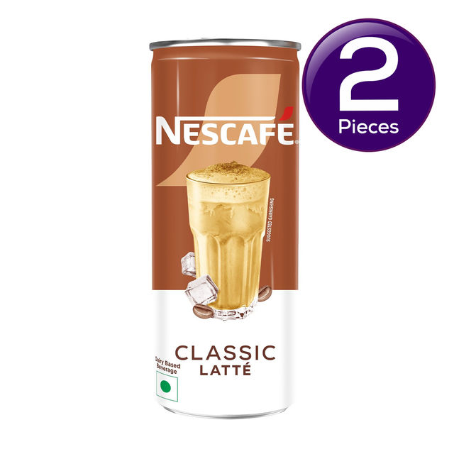Nescafe Cafe Style Classic Latte Cold Coffee Combo