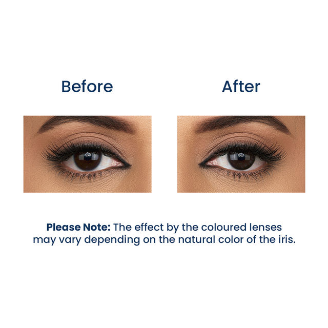 Aquacolor Misty Gray Candy Pack Zero Power Colored Lenses (2 Lens/Box)