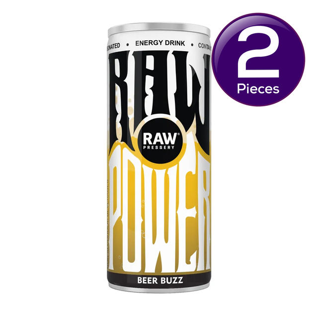Raw Pressery Power Energy Drink - Beer Buzz 250 ml Combo
