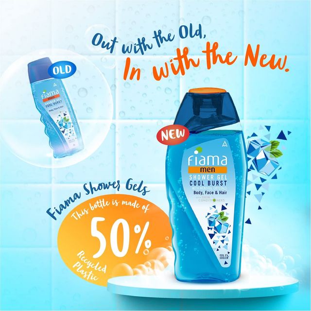 Fiama Cool Burst Men'S Shower Gel 250 ml Combo