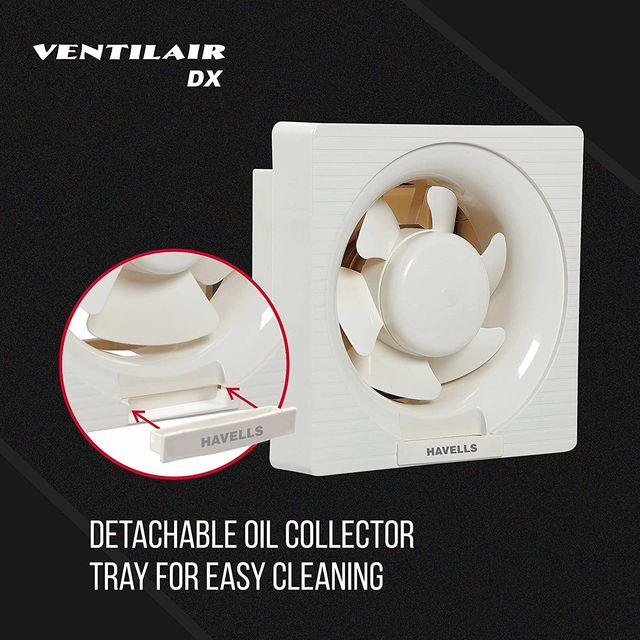 Havells Ventil Air Dx 150Mm Exhaust Fan| Cut Out Size: 6.8X6.8 Square Inches 135 280(White)