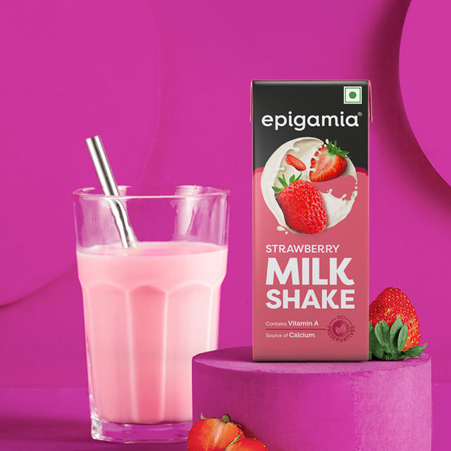 Epigamia Strawberry Milkshake
