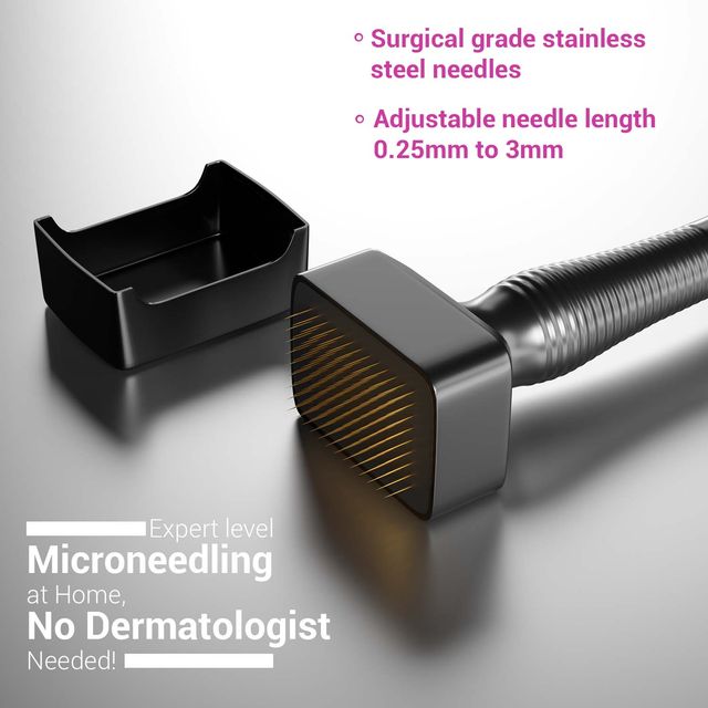 Sotrue Derma Stamp For Hair Growth & Collagen Boost Adjustable Needles - 0.25Mm To 3Mm