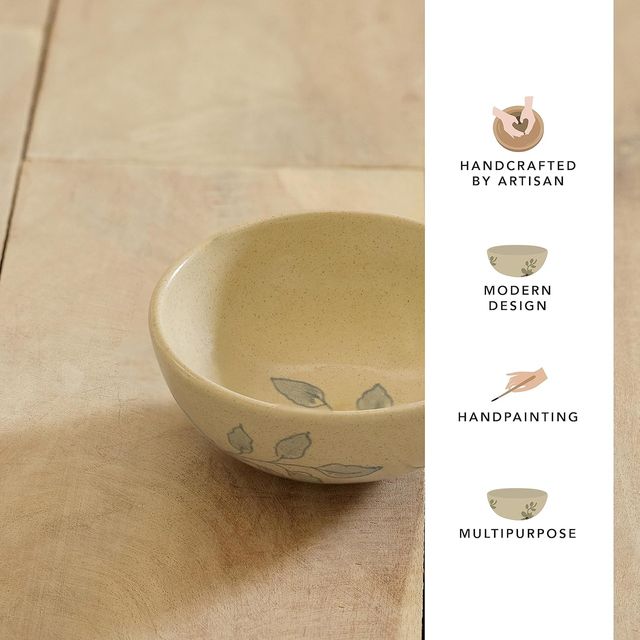 Ellementry Fiore Ceramic Nut Bowl