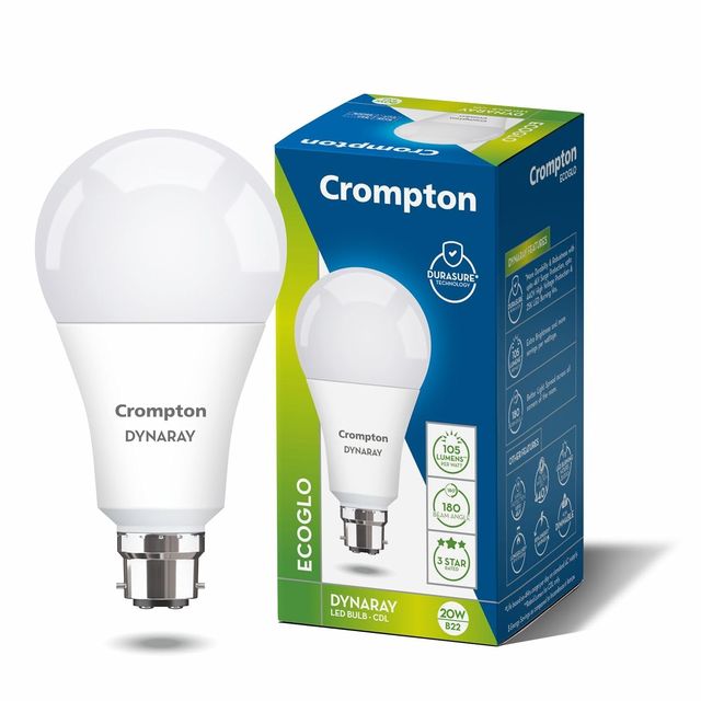 Crompton Dynaray Led Bulb 20w B22 Cdl 2star