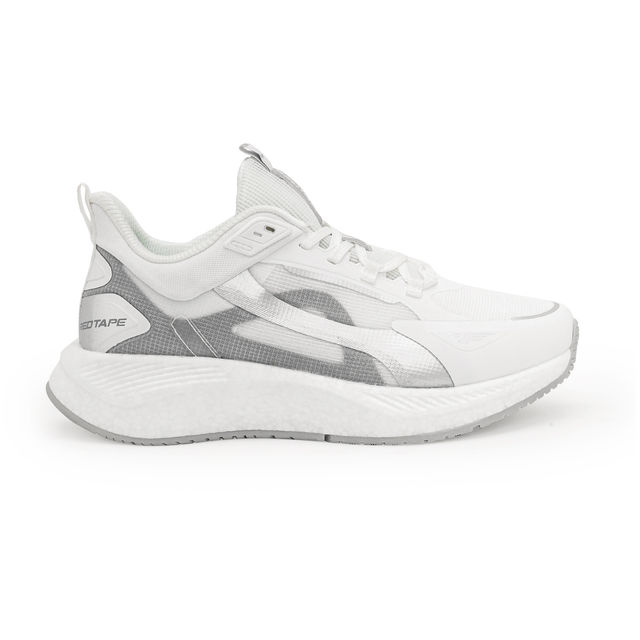 Red Tape Athleisure Sports Shoes for Men | Soft Cushioned Insole, Slip-Resistance | White | UK 6