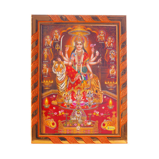 Jai Kashi Durga Photo - Multicolor | One Size