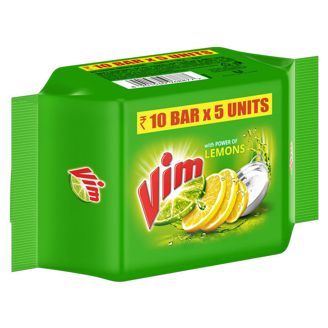 Vim Dishwash Bar Pack of 5 550 g Combo