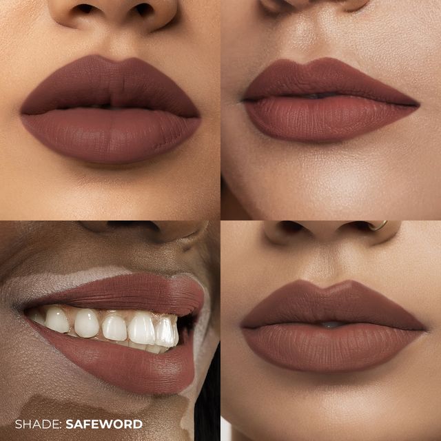 Fae Beauty Lip Whip 12H Matte Liquid Lipstick Enriched With Vitamin E And Cherry Coffee - Safeword