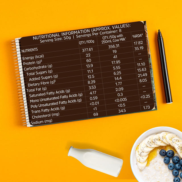 MuscleBlaze Fit High Protein Oats (Dark Chocolate)