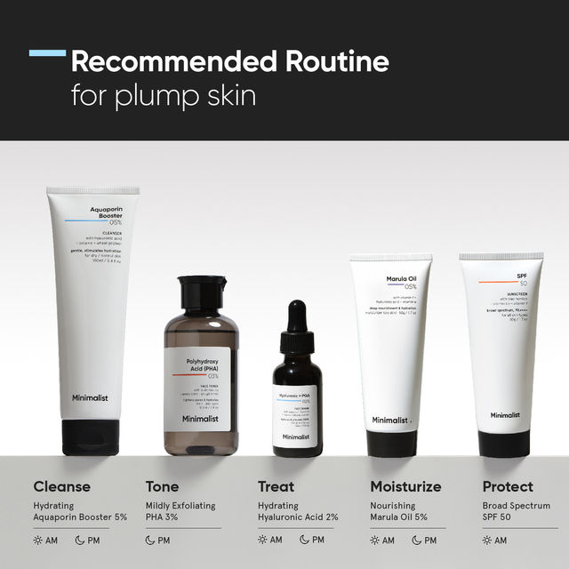 Minimalist 2% Hyaluronic Acid + PGA Face Serum For Hydration