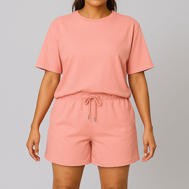 EQL Women's Pure Cotton Shorts | Coral - M