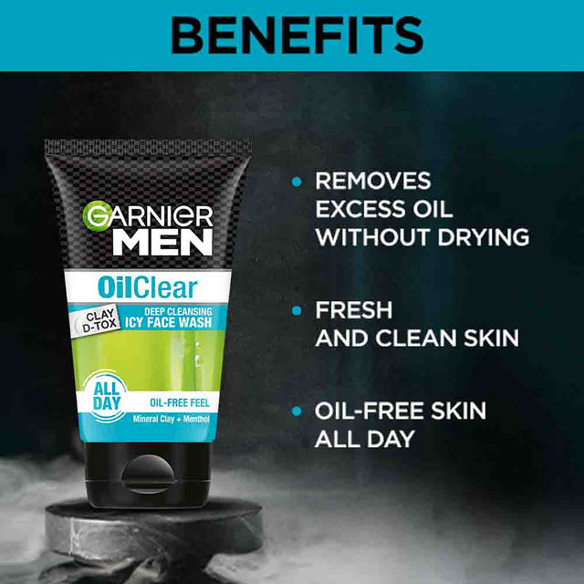 Garnier Men Oil Clear Face Wash