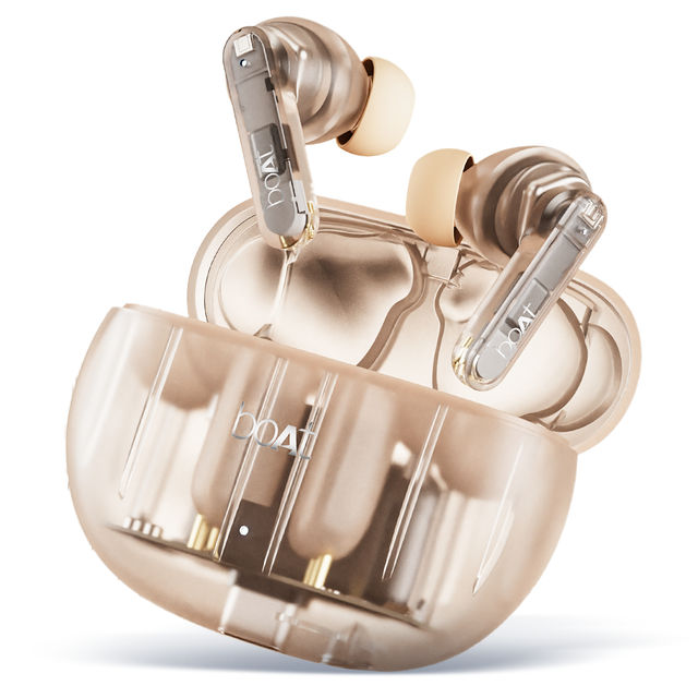boAt Airdopes 191 Anc Tws Earbuds W/ 32db Anc, Ambient Mode, 60h Playback(Pellucid Orange)