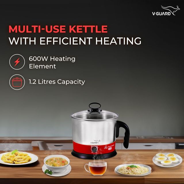 V-Guard Vkm12 Multicooker Electric Kettle 1000 Watts Cooker