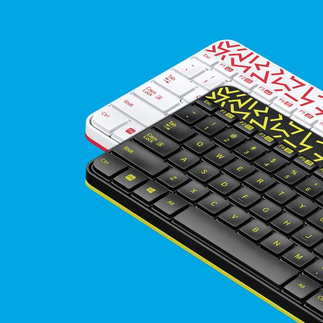 Logitech Mk240 Wireless Keyboard And Mouse Combo-Black/Yellow