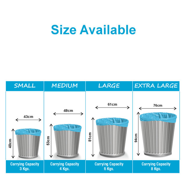 Garbage Bag Roll Assorted - Extra Large - 30 x 37 inch
