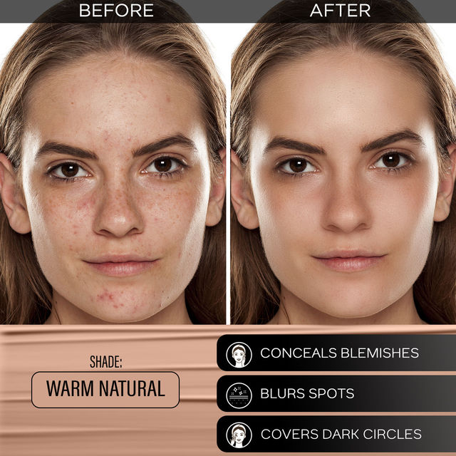 Faces Canada 3in1 All Day Hydra Matte Foundation + Moisturizer + SPF 30 | Warm Natural 021