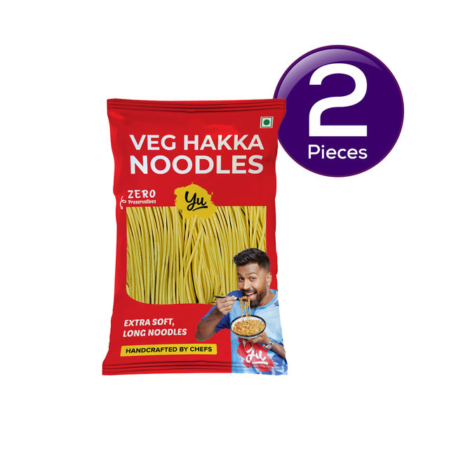 Yu Veg Hakka Noodles - Chowmein Style 150 g X 2 Combo