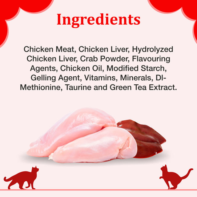 Purepet Creamy Cat Lickable Cat Treat - Crab & Chicken