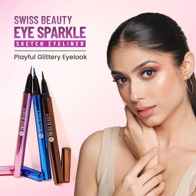 Swiss Beauty Eye Sparkle Sketch Liner - 1 Sparkle Silver