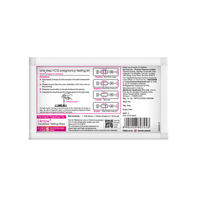 I-Know (I-Can) Pregnancy Test Kit