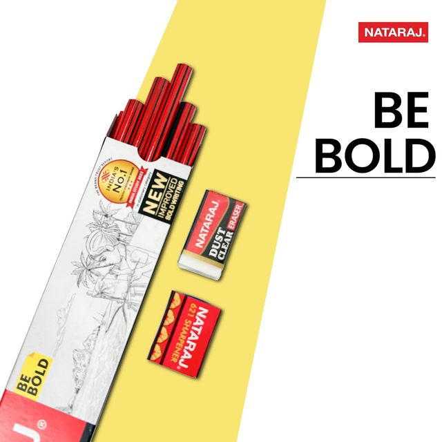 Nataraj 621 Writing Pencil 10 Pcs