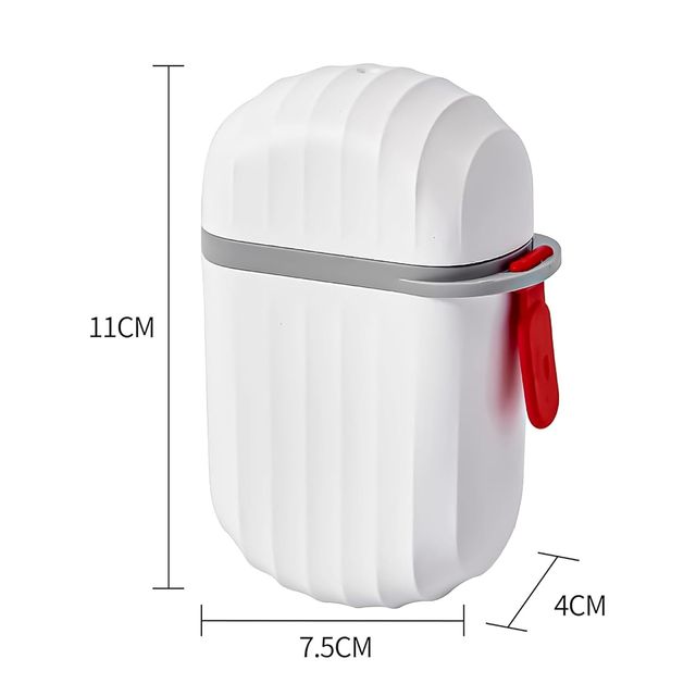 Perpetual Leakproof Travel Soap Case, Waterproof Container with Draining Layer, Pack of 2