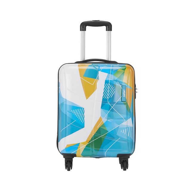 Safari Unisex Polycarbonate 33 L Telescopic Trolley Bag | Multicolour - S