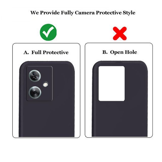 Artistque Case for Oppo A79 5g Back Cover - Plain Liquid Silicone